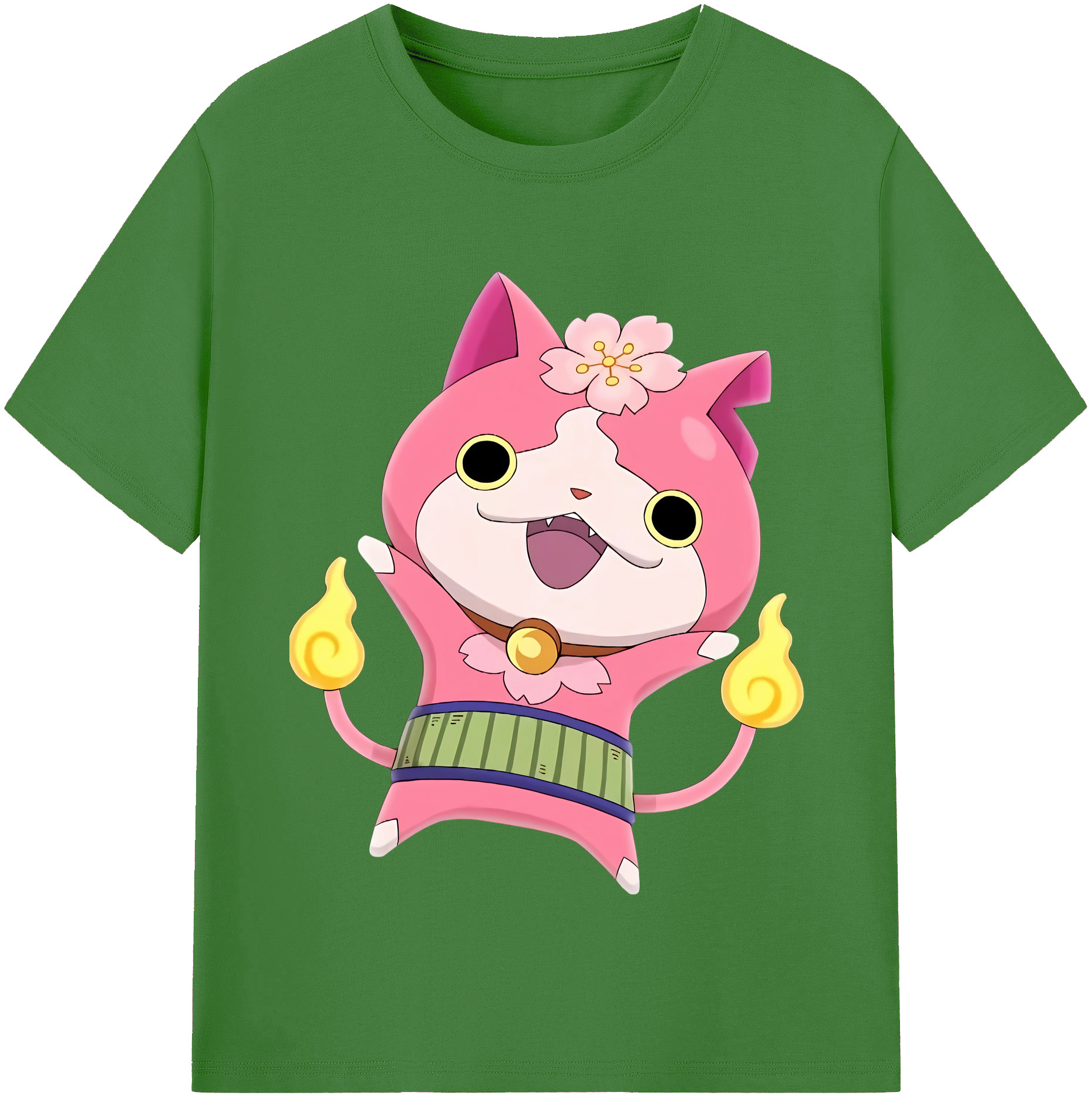 （画像用） 妖怪ウォッチ Yo-kai Watch レディースカジュアルプリントTシャツ（綿100％）